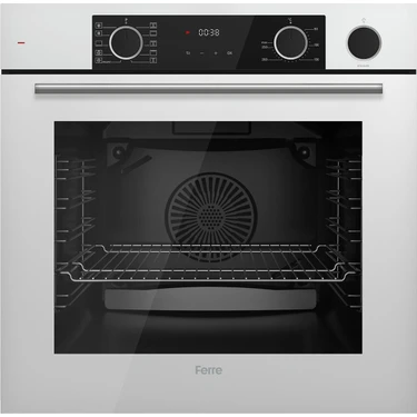 Ferre XE64CB Steamart&fryart Serisi Buharlı Pişirme Beyaz Ankastre Fırın (0+10