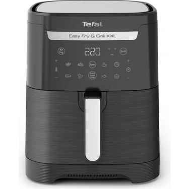 Tefal EY8018 Easy Fry & Grill & XXL Yağsız Fritöz Airfryer, 6,5 Litre Kapasite, Hava ile Kızartma &