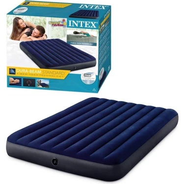 Intex 64759 Çift Kişilik Şişme Yatak Klasik Dura-Beam 152X203X25