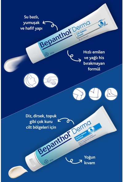 Bepanthol Cilt Bakım Kremi 100gr l Tüm Cilt Tiplerine Uygun, El ve Yüz İçin Günlük Bakım 8699546358632