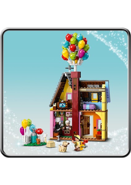 LEGO® | Disney•Pixar “Yukarı Bak” Evi 43217 - 9 Yaş ve Üzeri Sinemaseverler için İnşa Edilebilir ve Sergilenebilir Yaratıcı Oyuncak Yapım Seti (598 Parça)