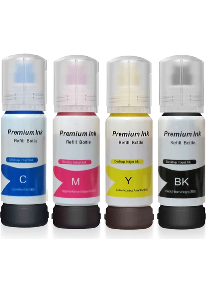 Epson 103 L3550 L3560 L5590 Uyumlu Photoink 1 Set 4 Renk Mürekkep