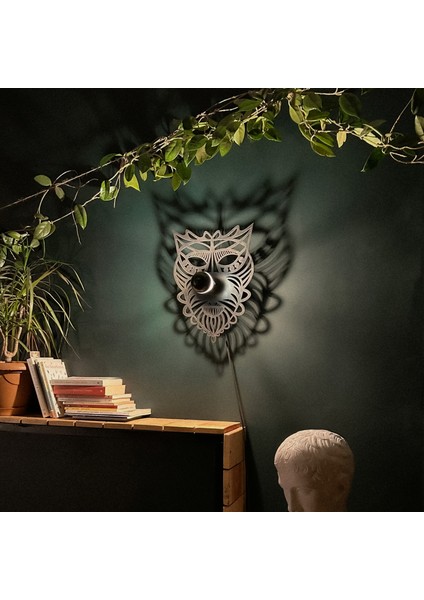 "loong Mask" Gölge Duvar Aydınlatması, Özel Tasarım Aplik, Tasarım Duvar Lambası
