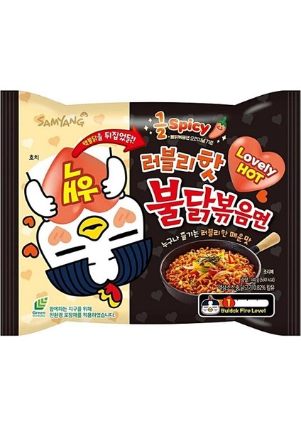 Buldak Lovely Hot Chicken Flavor Ramen 140 G