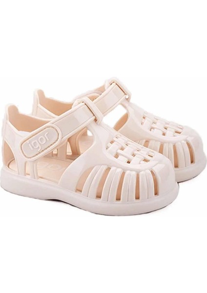 Tobby Gloss Çocuk Sandalet Ayakkabı S10311-079MARFIL