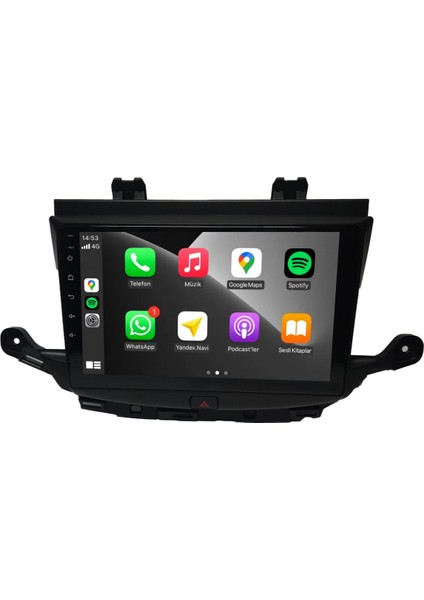 Avaydel Opel Astra K Uyumlu Android Carplay Multimedya 2015-2021 4GB Ram + 32GB Hafıza