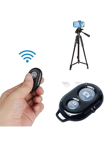 Neepho Tripod Bluetooth Kumandalı Aliminyum Gövdeli Profesyonel Telefon Tutucu Çantalı 170 cm Kamera Standı 3 Ayak