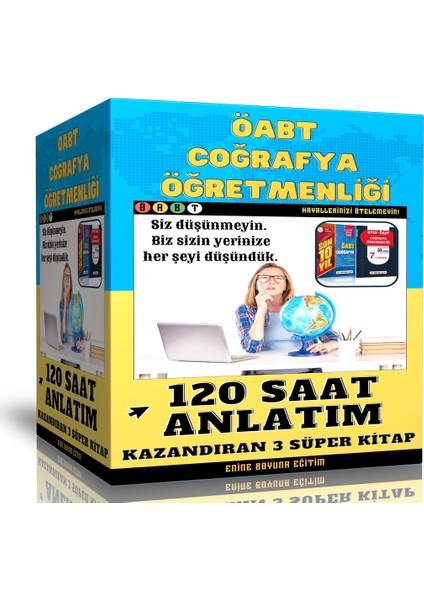 KPSS-ÖABT Coğrafya Öğretmenliği (120 Saat Anlatım 3 Süper Kitap)