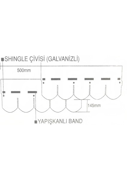 Shingle Çatı Kaplama Çivisi - 1 kg