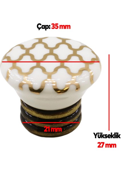 Porselen Düğme Mobilya Çekmece Dolap Kapak Kulpu Kulbu Beyaz Antik Sarı indirimleri