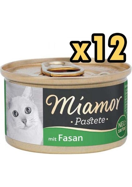 Pastete Sülün Etli Yetişkin Kedi Konservesi 85 gr x 12 Adet