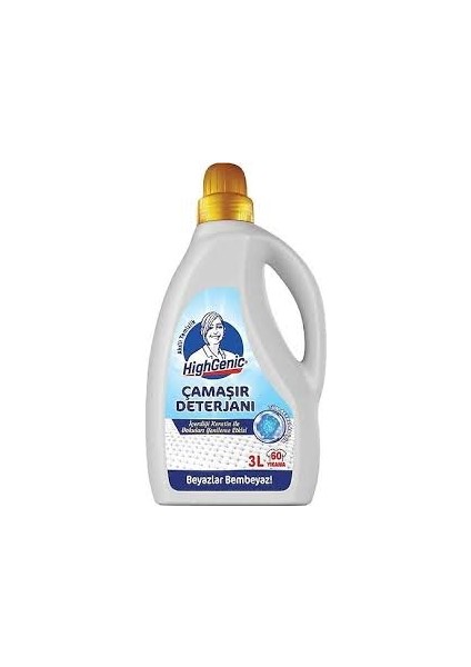 Sıvı Çamaşır Deterjanı Beyazlar 3 Lt