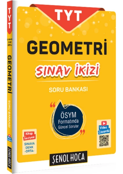 Şenol Hoca Yayınları TYT Geometri Sınav İkizi Soru Bankası