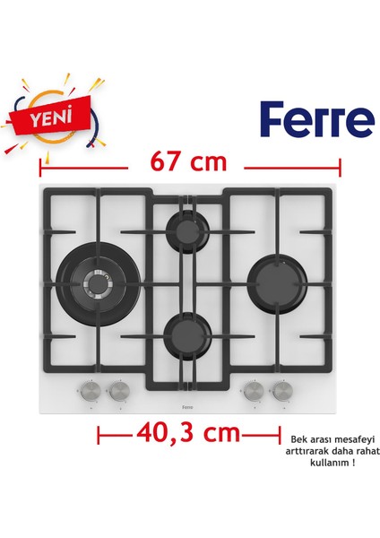 Steamart&fryart Serisi Buharlı Pişirme Beyaz Set (ED076 + XE64CB +D078 )