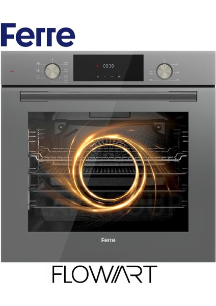 Flowart Serisi Gri Set (RS038+ QMS63CPR +D082 )