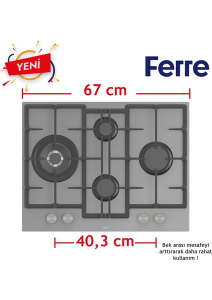 Steamart&fryart Serisi Buharlı Pişirme Gri Set (ED078 + XE64CPR +D065 )