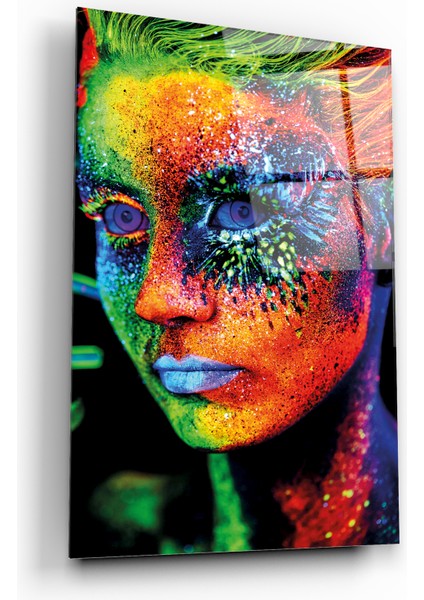 Neon Kadın Cam Tablo 3 fiyatları