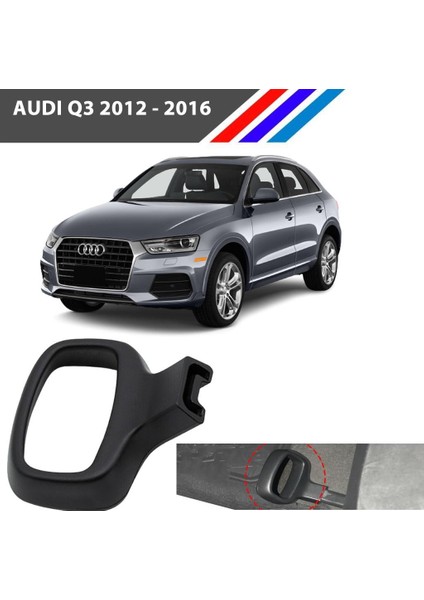 Audi Q3 Ön Sol Koltuk Kaydırma Ayar Kolu Sürücü Tarafı 2012-2016 3C0881253A