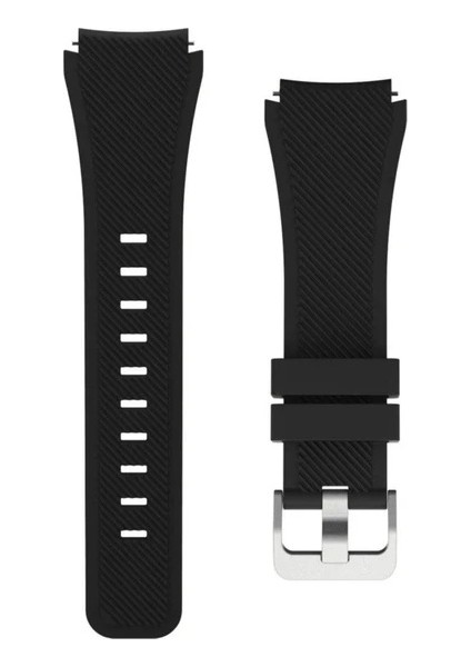Huawei Watch Buds Akıllı Saat Çapraz Çizgili Silikon Kordon Kayış (22MM)