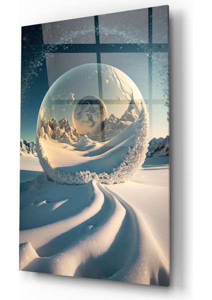 Kar Küresi Cam Tablo modelleri