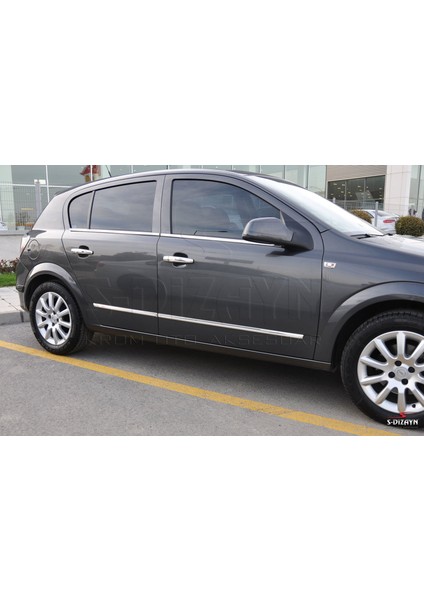 Opel Astra H Hb Kapı Koruma Çıtası Krom 2004 Üzeri