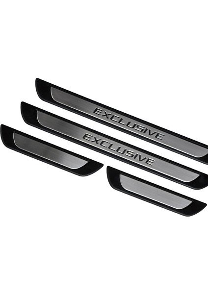 Toyota Yaris P3 Krom Kapı Eşik Koruması Exclusive Line 2011-2017 4 Parça fırsatları