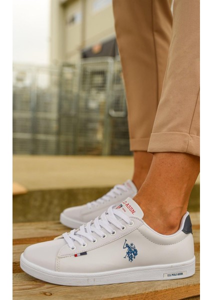 Franco Beyaz Kadın Spor Sneaker Ayakkabı V13