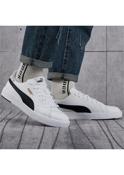 Serve Pro Lite Beyaz Siyah Unisex Trend Sneaker Spor Ayakkabı 374902-08 V2