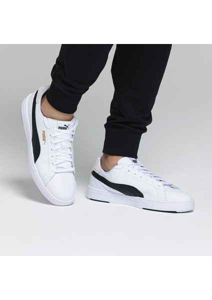 Serve Pro Lite Beyaz Siyah Unisex Trend Sneaker Spor Ayakkabı 374902-08 V2 modelleri