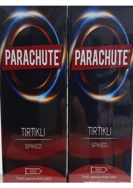 Prezervatif Parachute Tırtıklı 12'li Paketten 2 Adet