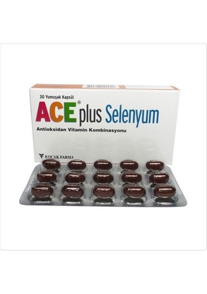 Ace Plus Selenyum 30 Yumuşak Kapsül