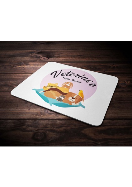 Kişiye Özel Veteriner Tasarımlı Mouse Pad