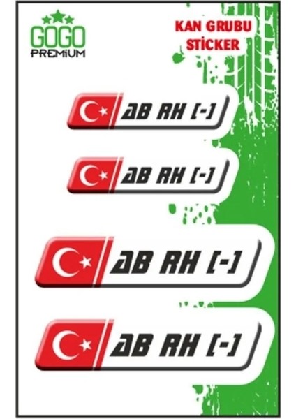 Kan Grubu Ab Rh(-) Beyaz Dörtlü DE160