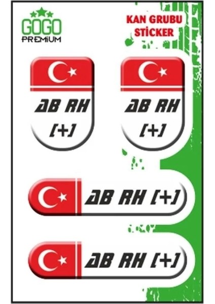 Kan Grubu Ab Rh(+) Beyaz Dörtlü DE137