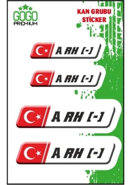Kan Grubu A Rh(-) Beyaz Dörtlü DE157