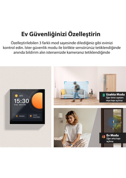 Ns Panel Pro -  Beyaz Renk Akıllı Ev Kontrol Paneli ( Dokunmatik Ekran, Yerleşik Zigbee ve Bluetooth Destekli )