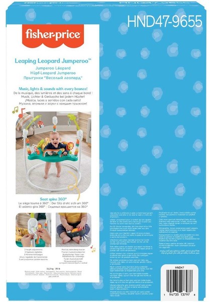 HND47 Fisher-Price Sevimli Leopar Jumperoo