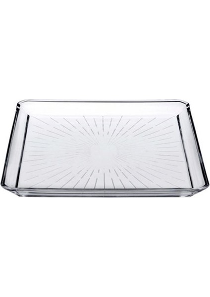 68683 Madlen Kare Servis Tabağı - 24 cm
