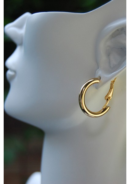 Altın Renk Boru Halka Klipsli Küpe 3mm 2x2 fiyatları