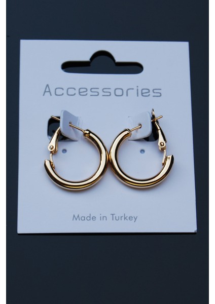 Altın Renk Boru Halka Klipsli Küpe 3mm 2x2 indirimleri