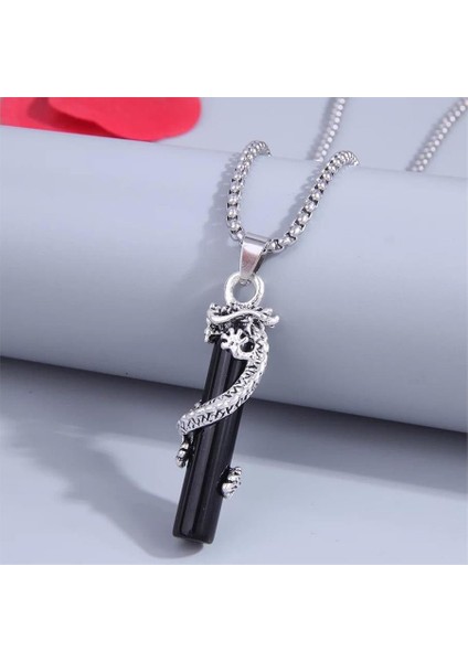 Ejderha Motifli Çelik Zincir Dilek Kolyesi fiyatları