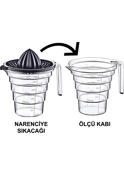 Narenciye Limon Sıkacağı Ölçülü 500ML
