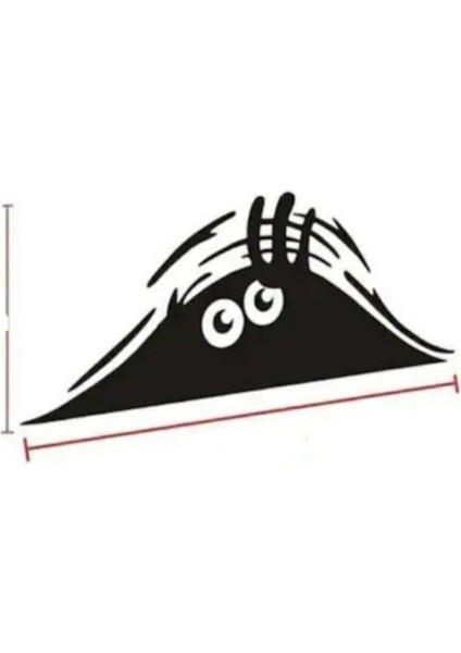 Oto Gözler Sticker. Yapıştırma Bagaj Bakan Sticker Yapıştırma fiyatları