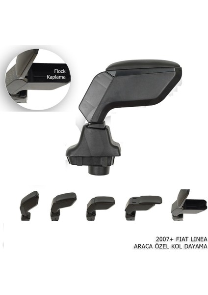 Fiat Linea Siyah Kol Dayama - Kolçak 2007 ve Sonrası