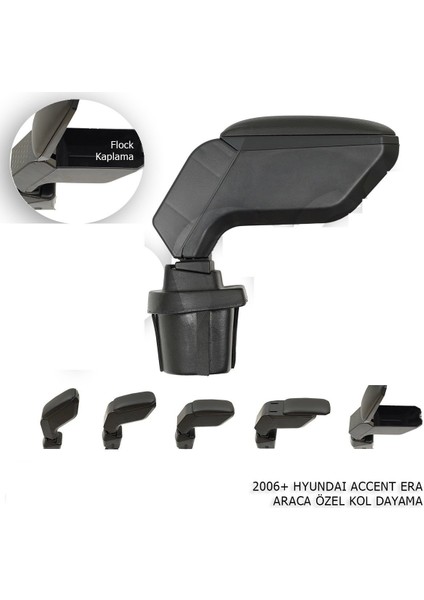 Hyundai Accent Era Kol Dayama Kolçak Siyah 2006+