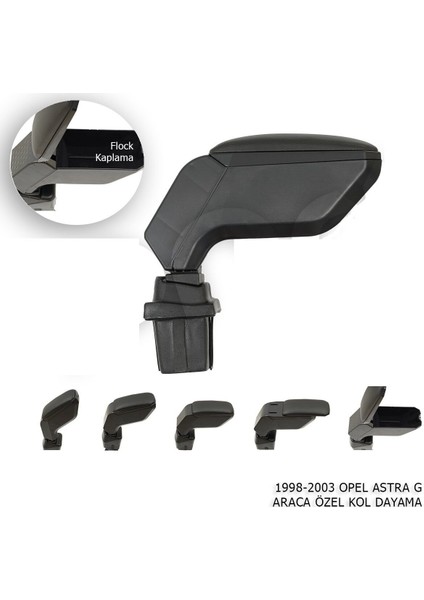 Opel Astra G Kol Dayama Siyah 1998-2003
