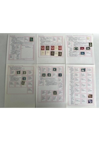 Hırvatistan Posta Pulu Lotu 100 Adet G01 modelleri