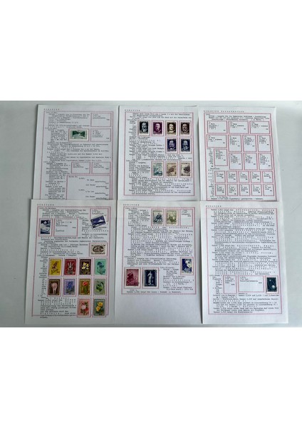 Romanya Posta Pulu Lotu 1170 Adet G06 modelleri