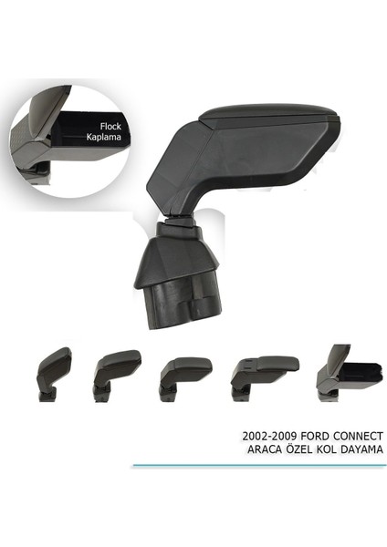 Ford Connect Araca Özel Kol Dayama Siyah 2002-2009