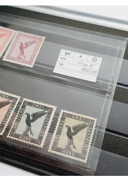 Deutsches Reich 1926 378/384 Kartal Temalı Pul Lotu modelleri